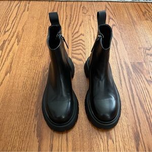 Zara lug sole boots
